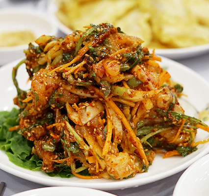 먹음직스러운 회무침